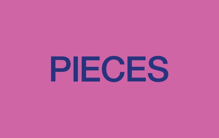 PIECES Geschenkkarte